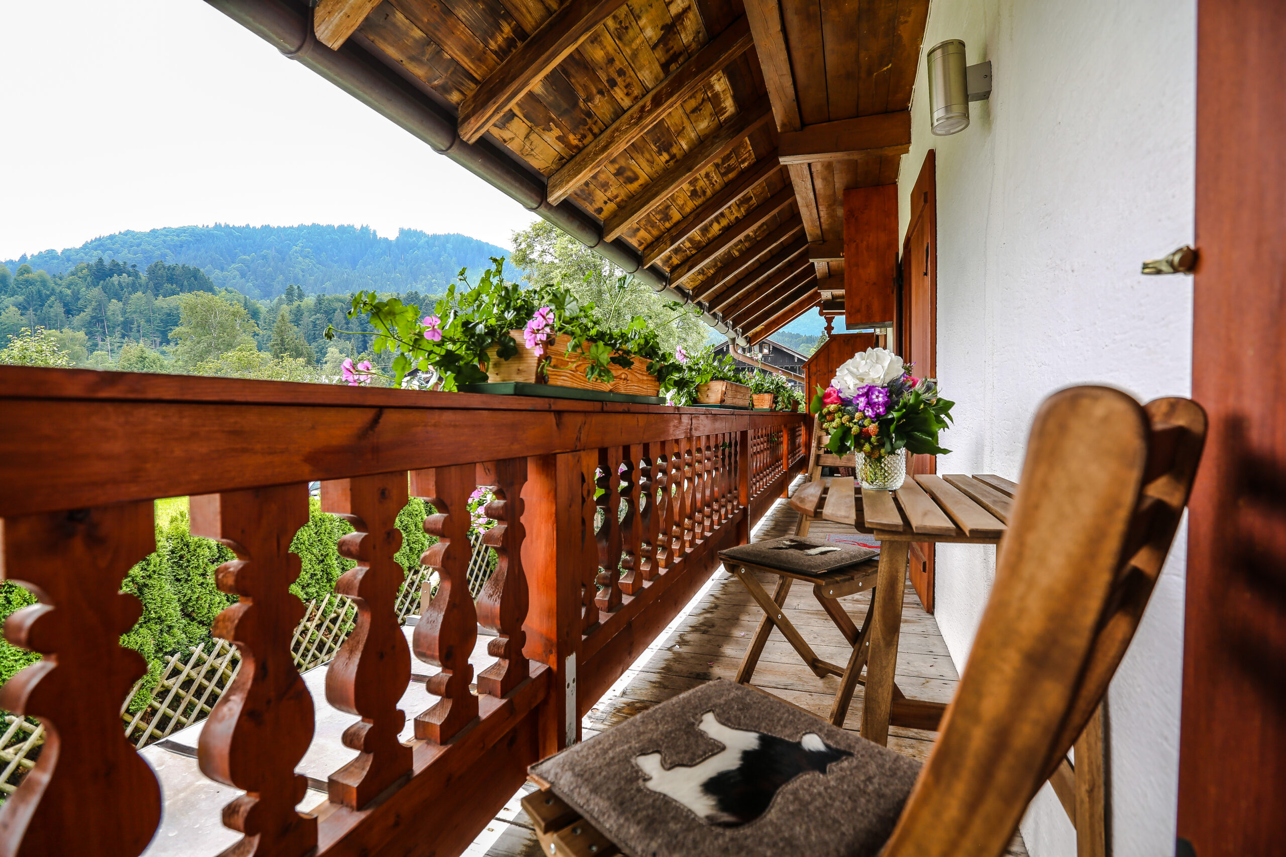 Detailfoto Balkon Ferienwohnungen Steinbeisser in Bad Wiessee am Tegernsee